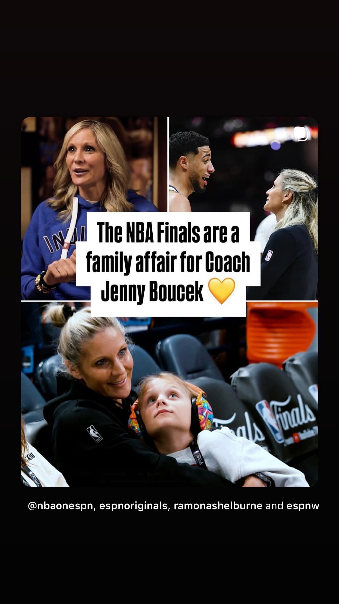 McCaffery shared the story of Boucek's journey in the former franchise he worked for.